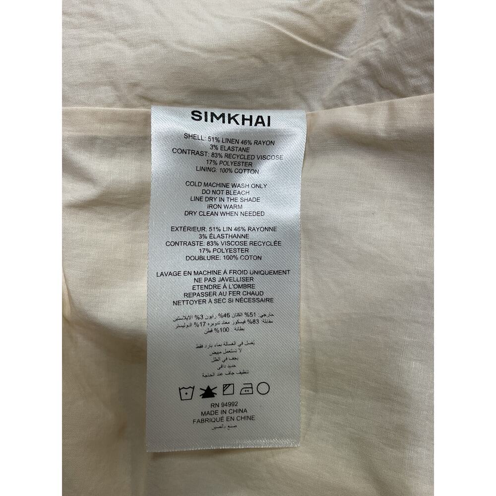 Simkhai Beige Camden Tank Midi Dress Size 2 - Picture 5 of 6